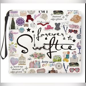 NWT 2 PACK “Forever Swiftie” Makeup/Stationery Fabric Bags